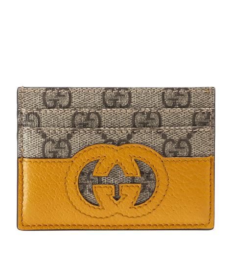 gucci card case with interlocking g|Gucci interlocking g heart necklace.